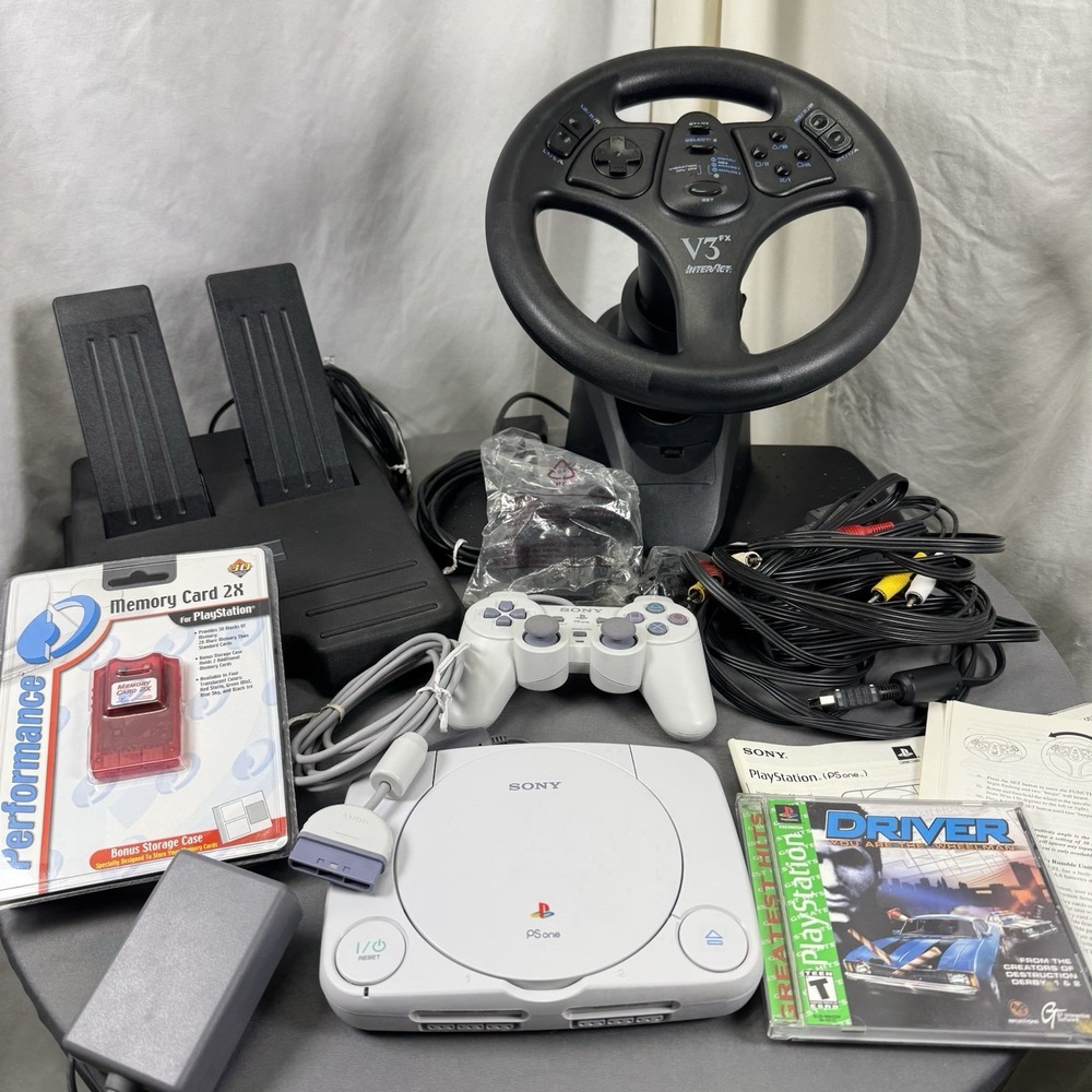 PS One Console And Racing Bundle